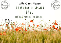 Gift Certificate Homepage